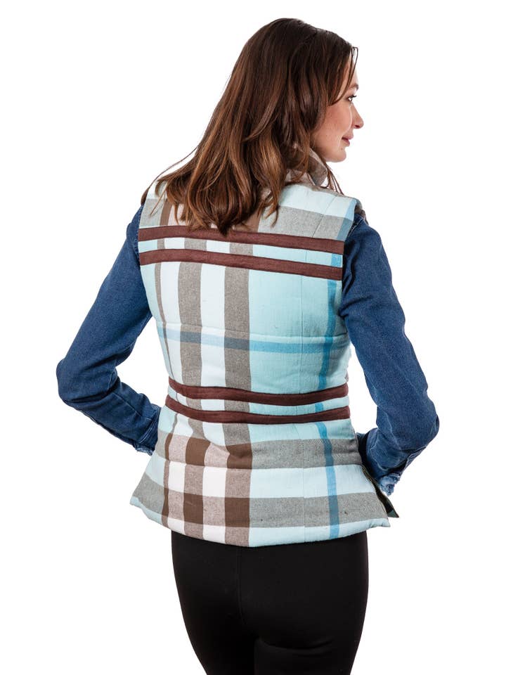 Dizzy-Lizzie - Wholesale Vest - Dames - Rosey Vest Geruite Flanel2