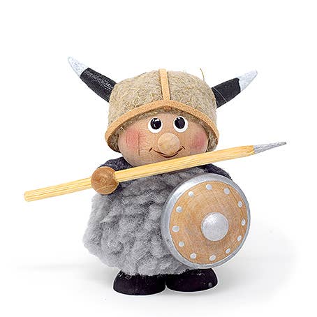 Nordic Dreams - Wholesale Ornament - Christmas tree Ornament, Viking man with spear and shield