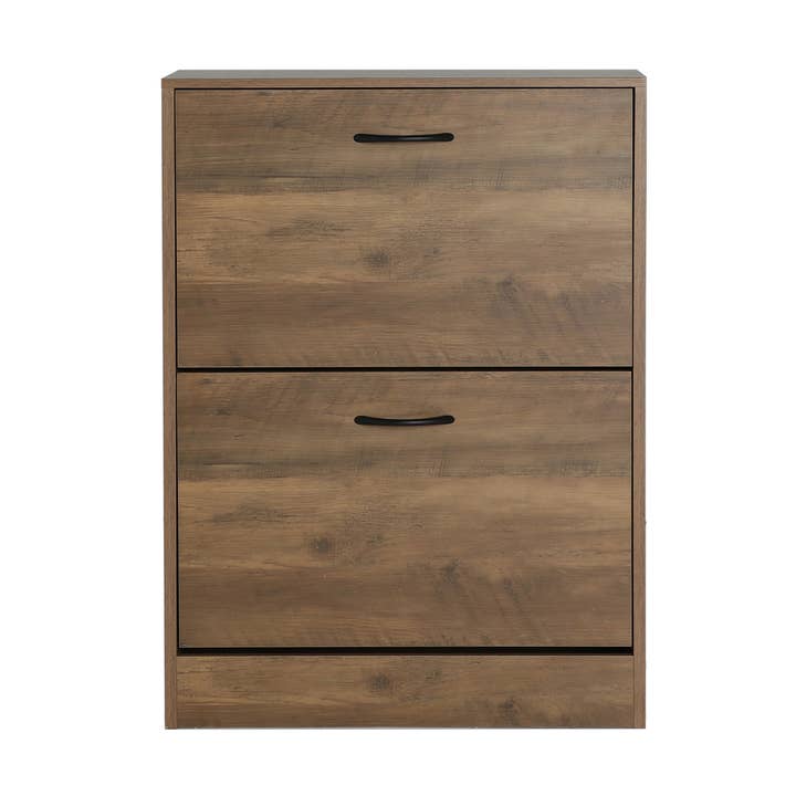 Scarpiera in legno dm di colore marrone di 60x24x81cm per la vendita all'ingrosso da parte di B&B