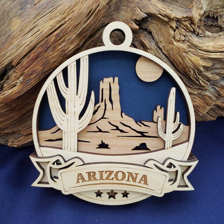 Discover Arizona State Ornament for wholesale by Ashley's Creations KS