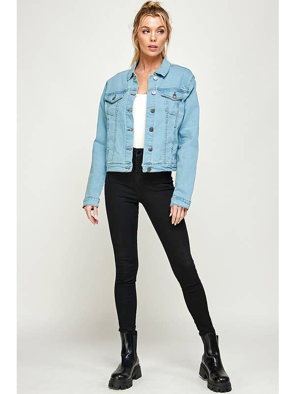 patrol jeans - Wholesale Denim Jacket - Women's - Women's Spandex Denim Jacket11