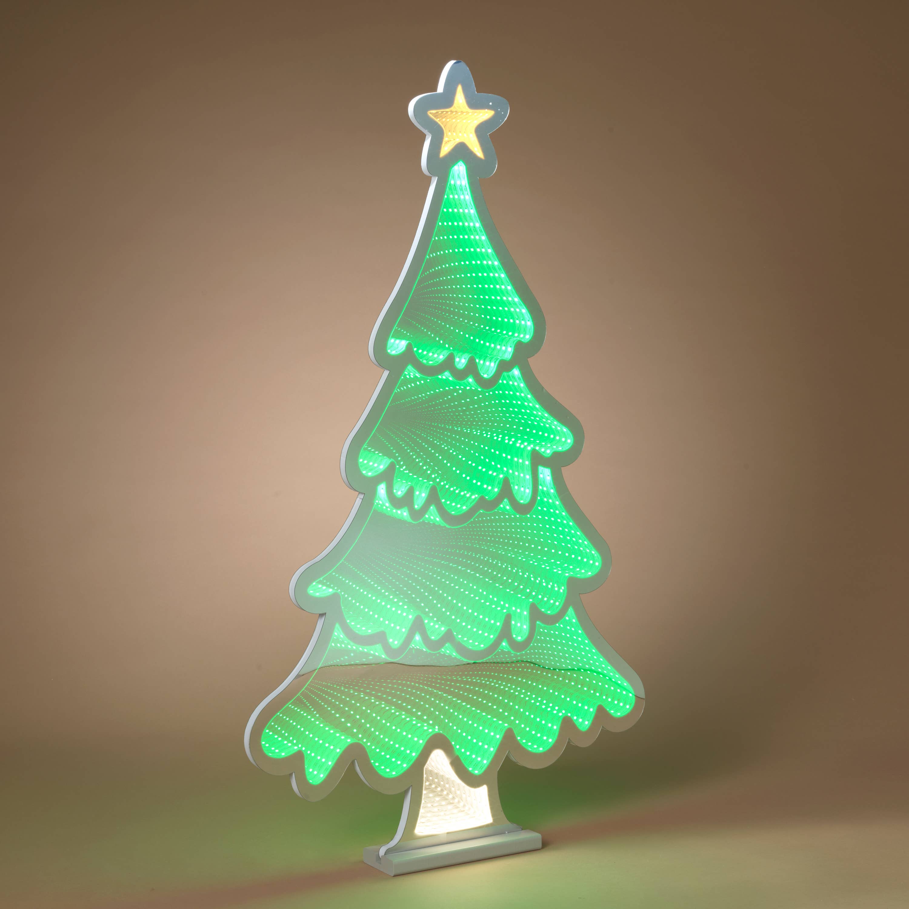 The Gerson Companies - Wholesale Christmas Decoration - Gerson Christmas 35.4"H UL Electric Lighted Infinity Christm0