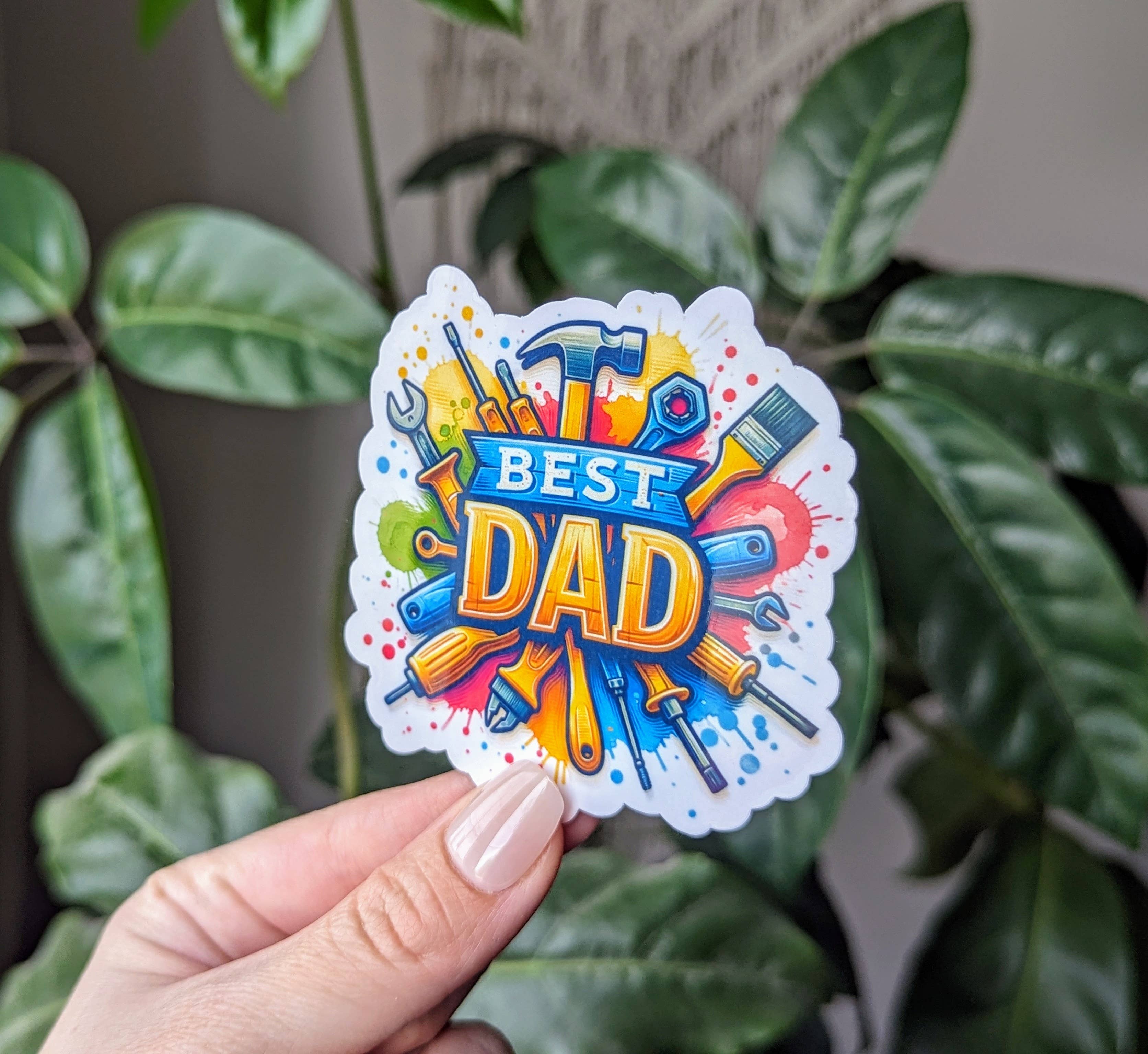 Moonlit Creations - Wholesale Sticker - Best Dad vinyl sticker, Father’s Day gift ideas, dad merch7