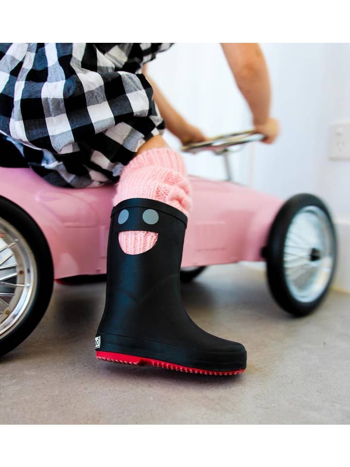 BOXBO – Großhandel Gummistiefel – Kinder – Regenstiefel für Kinder WISTITI Schwarz