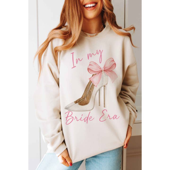IN MY BRIDE ERA Sweatshirt met grafische print voor wholesale door BLUME & CO.