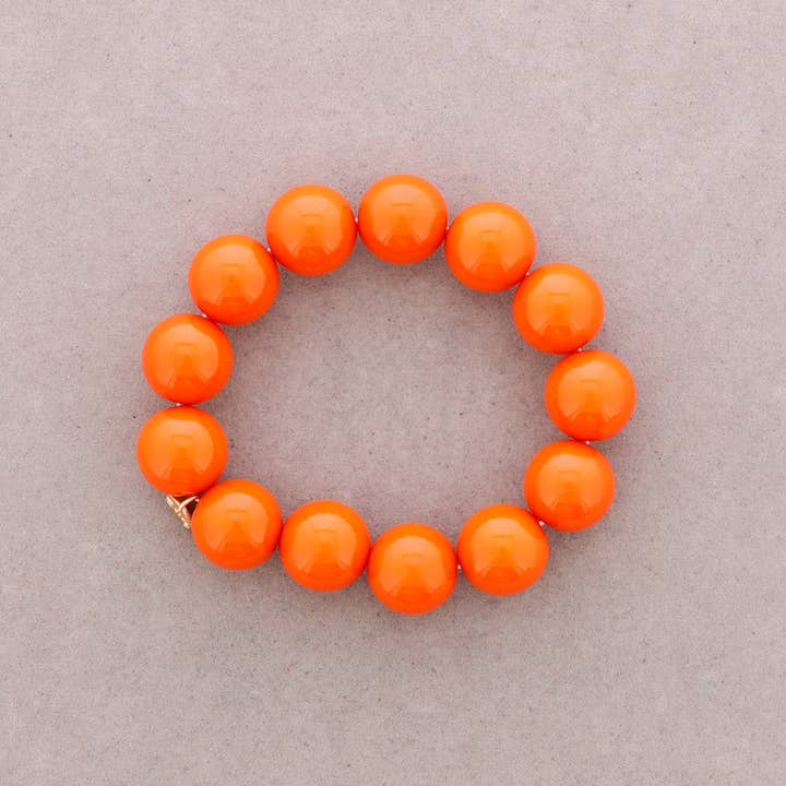 Bracelet Élastique Boules Résine 16mm pour la vente par Sonata