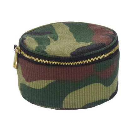 15,2 cm große Woodland Seersucker Knopftasche | Mintgrün für den Großhandel von Mint