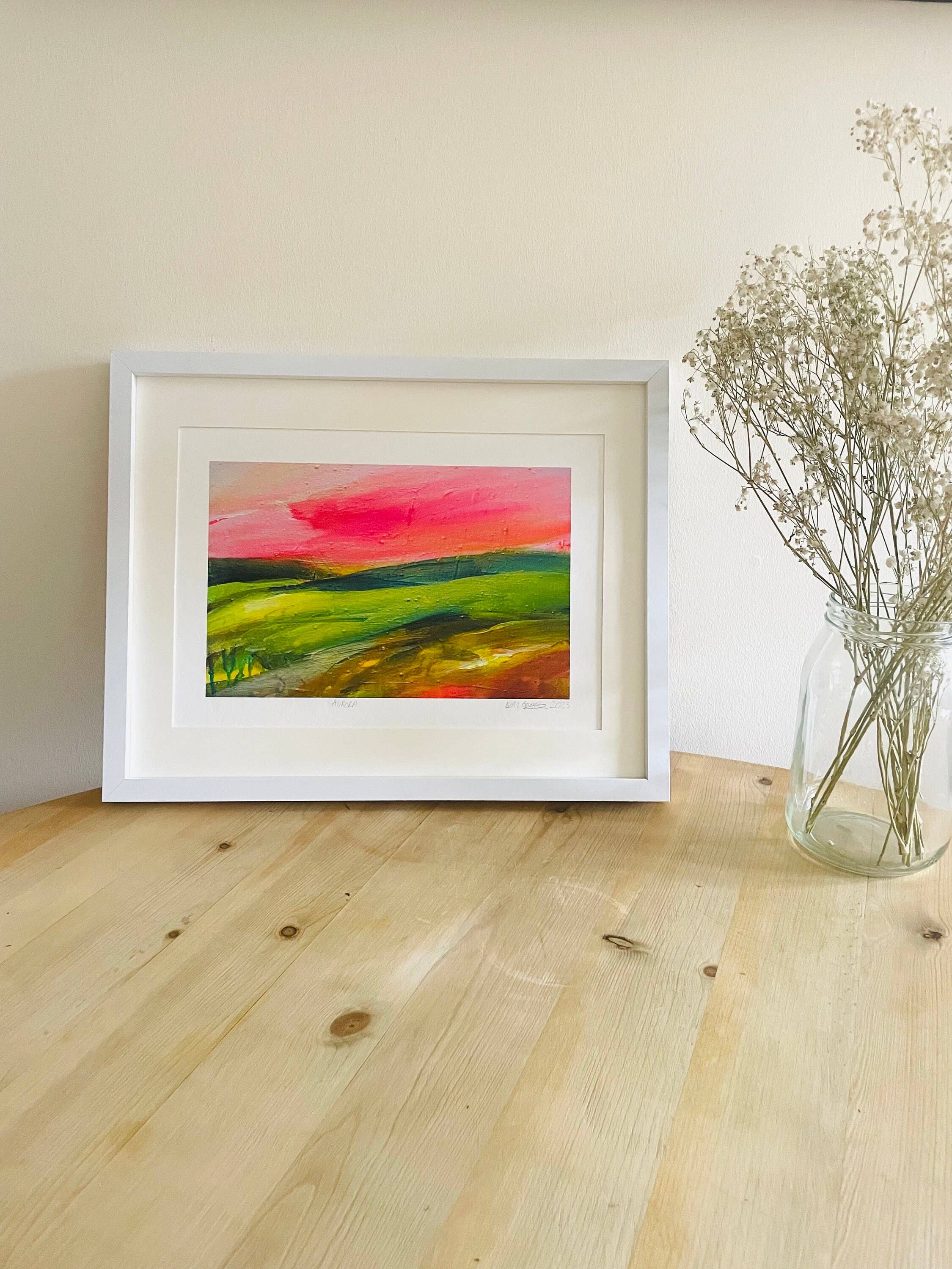 Beth Garner - Wholesale Art Print - 'Aurora', Scottish Abstract Landscape A4 Print1