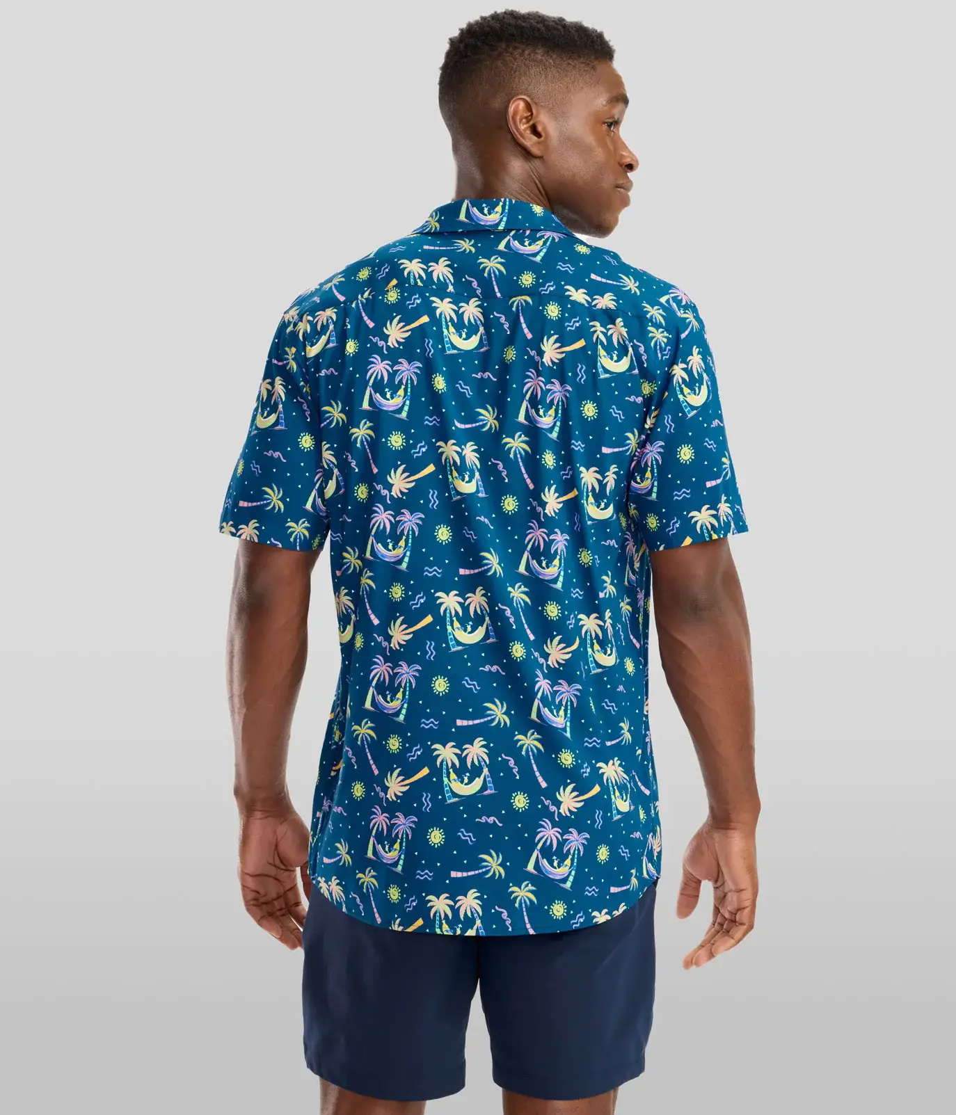 Tipsy Elves - Wholesale Button Down Shirt - Men's - Banana Hammock Hawaiian Shirt - Men's Tropical Button Down2