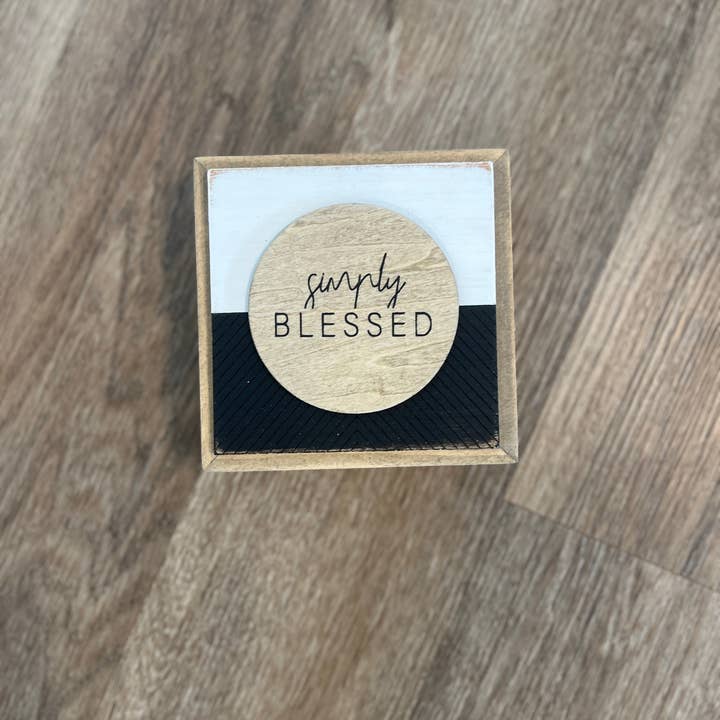 Uniquely You Creative - Wholesale Sign - Live Blessed Sign1