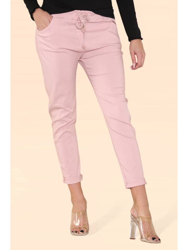 Kurt Muller - Wholesale Pants - Women's - Plain Bi-Stretch Magic Trousers