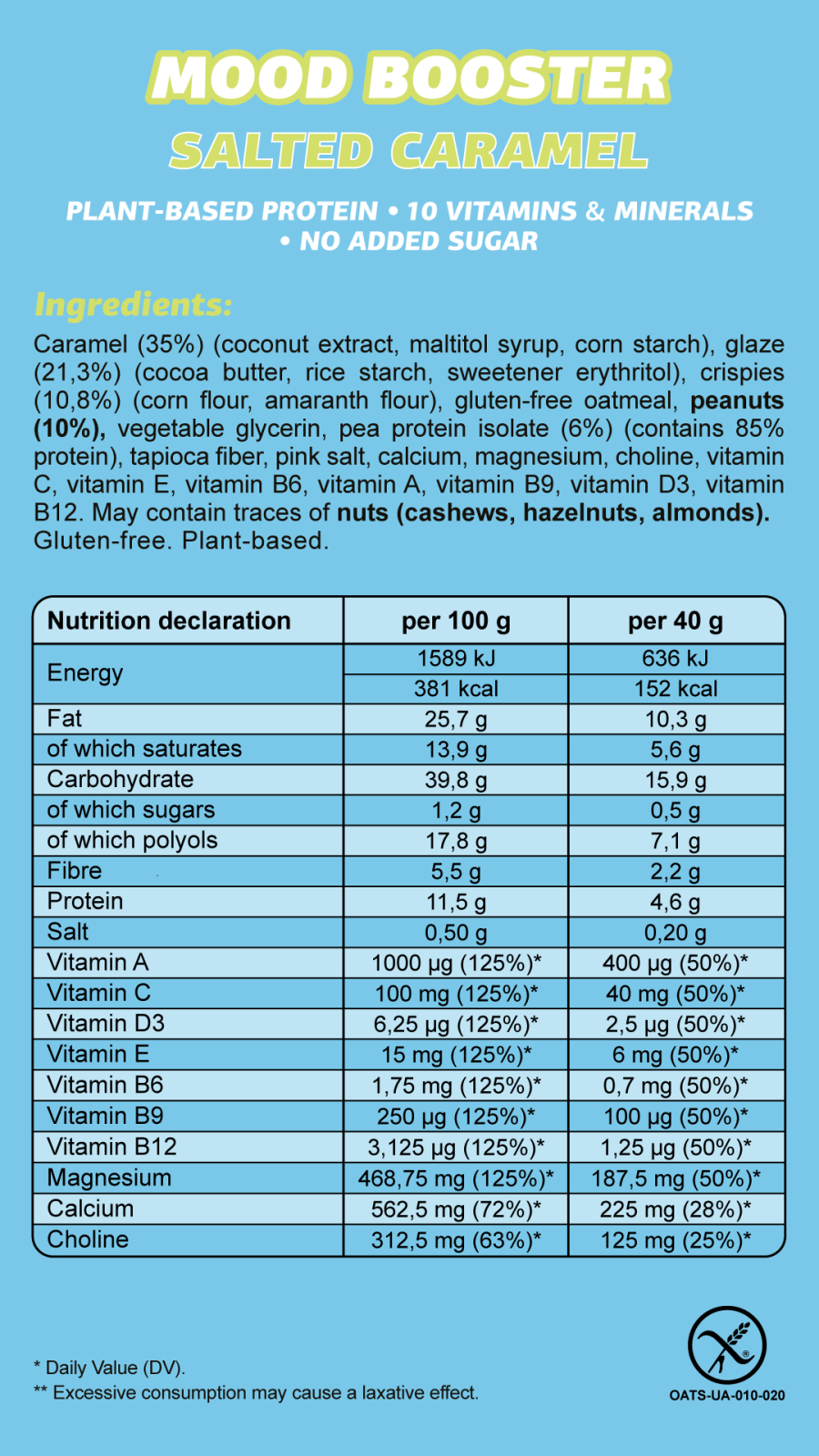 FIZI – Snack Bar por atacado – CAIXA MISTA DE ESTÍMULO DE HUMOR 12 X 40G4