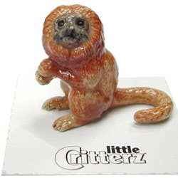 Brazil Golden Lion Tamarin Porcelain Miniature for wholesale by Little Critterz