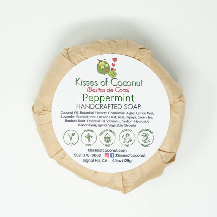 Sabonete de hortelã por atacado de Kisses of Coconut