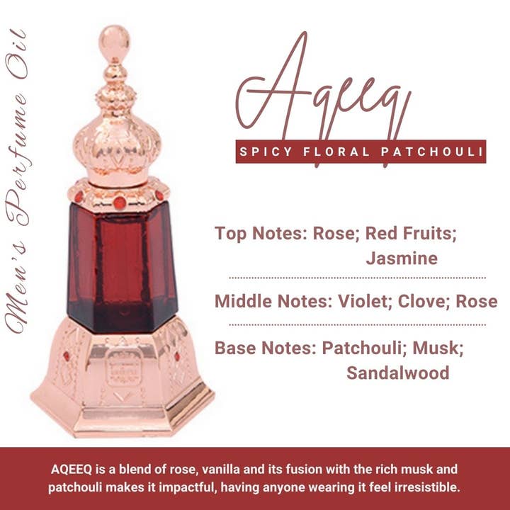 NASEEM – wholesale Fragrance oil – AQEEQ Perfume Oil Spicy Floral Patchouli Men's Fragrance