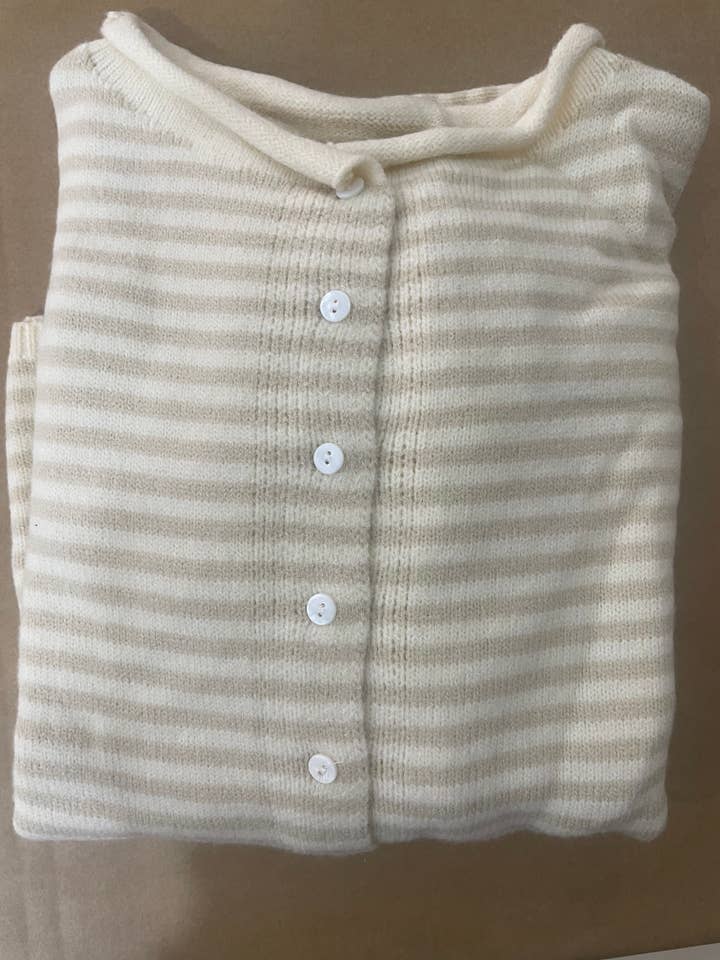 Hope & Sunshine - Vente Cardigan – femme - Cardigan en maille rayé