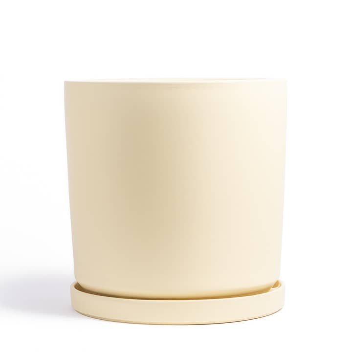 Momma Pots - Wholesale Plant Pot - 8.5"+10.5"+12.5" Cylinder Pots w/ Water Saucers (1pc each) 6