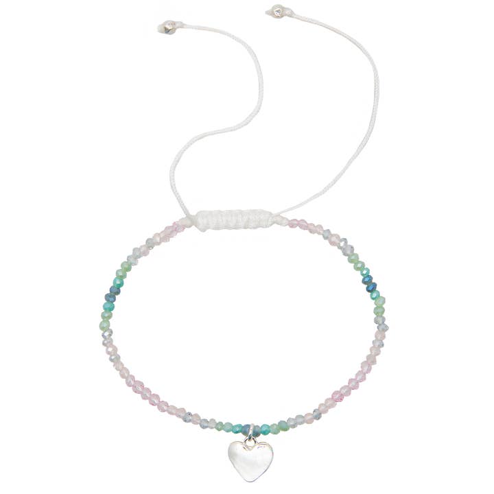Lotus and Luna - Wholesale Beaded Bracelet - "Love You Most" Goddess Bracelet (Silver)