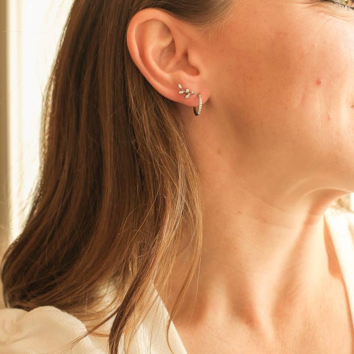 Rose and Clay - Wholesale Stud/post earrings - Eden Flat Back Stud12