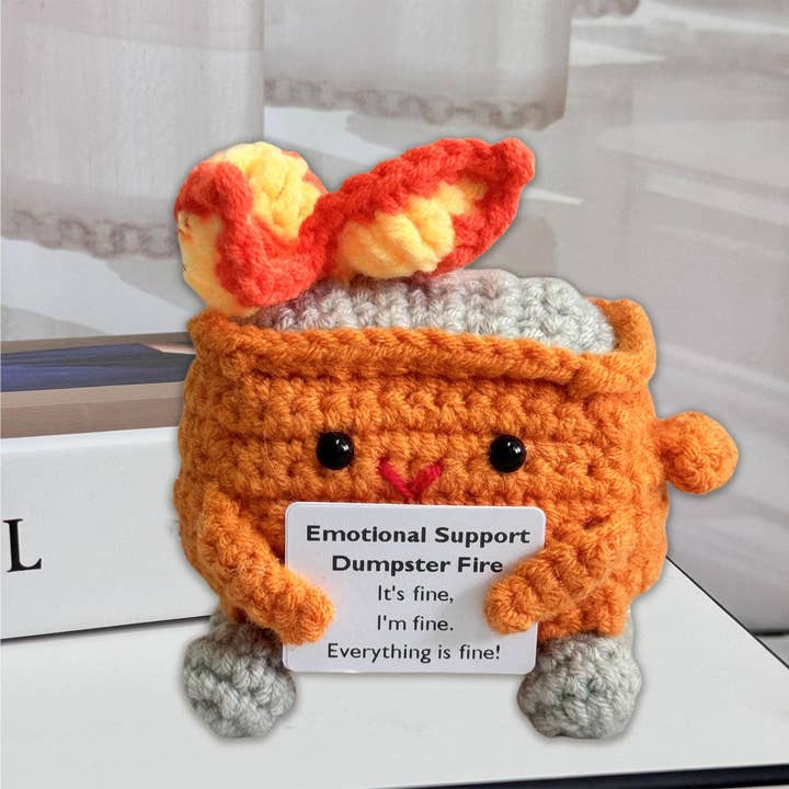 Anh2 LTD - Vendita all'ingrosso Portachiavi - Donna - Simpatico giocattolo fatto a mano, con supporto emotivo, realizzato all'uncinetto9