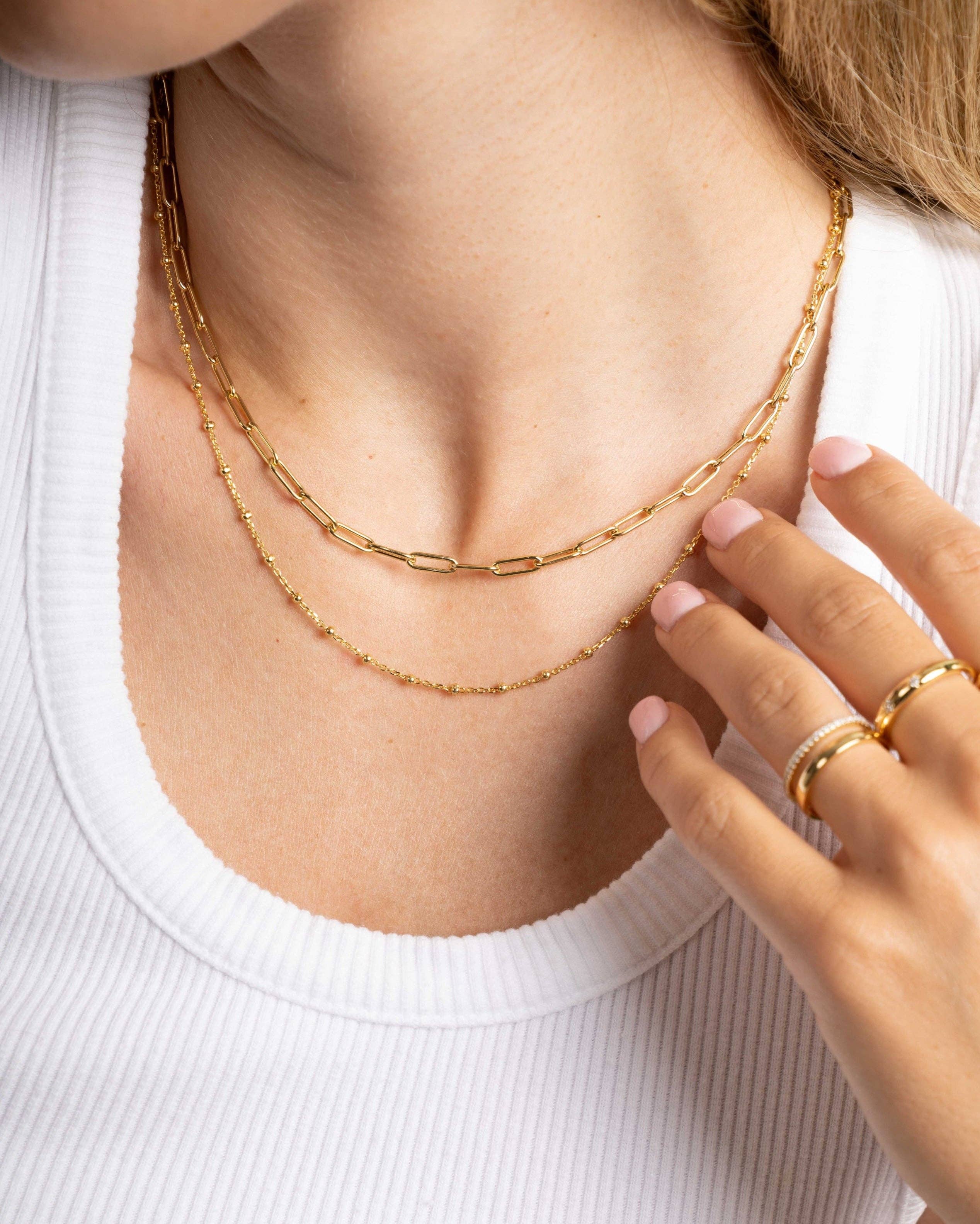 Sami Jewels – wholesale Beaded/pearl necklace – Simple Beaded Necklace1