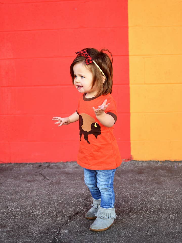 Doodle Pants – Engroshandel T-shirt - Børn – Buffalo Shirt - Western Toddler og Børnetøj1