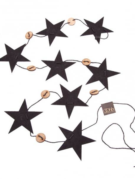 Xmas Strings Stars Black
L150 cm for wholesale by Lübech Living