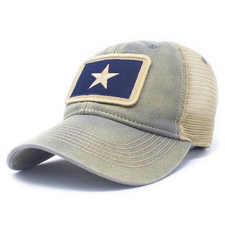 Bonnie Blue and Republic of West Florida Trucker Hat for wholesale by S.L. Revival Co.