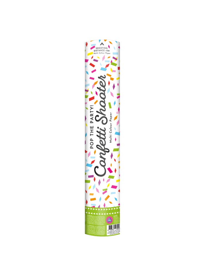 Confetti shooter 40 cm - Multikleurig papier voor wholesale door PD Party