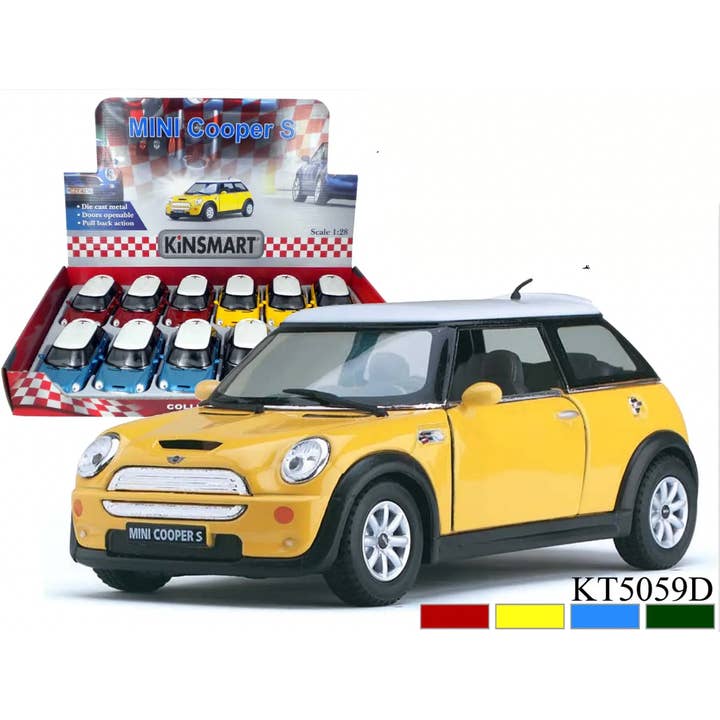 Luna Die-cast Cars - Wholesale Toy Car/Truck - Kids - MINI COOPER S Die Cast Car