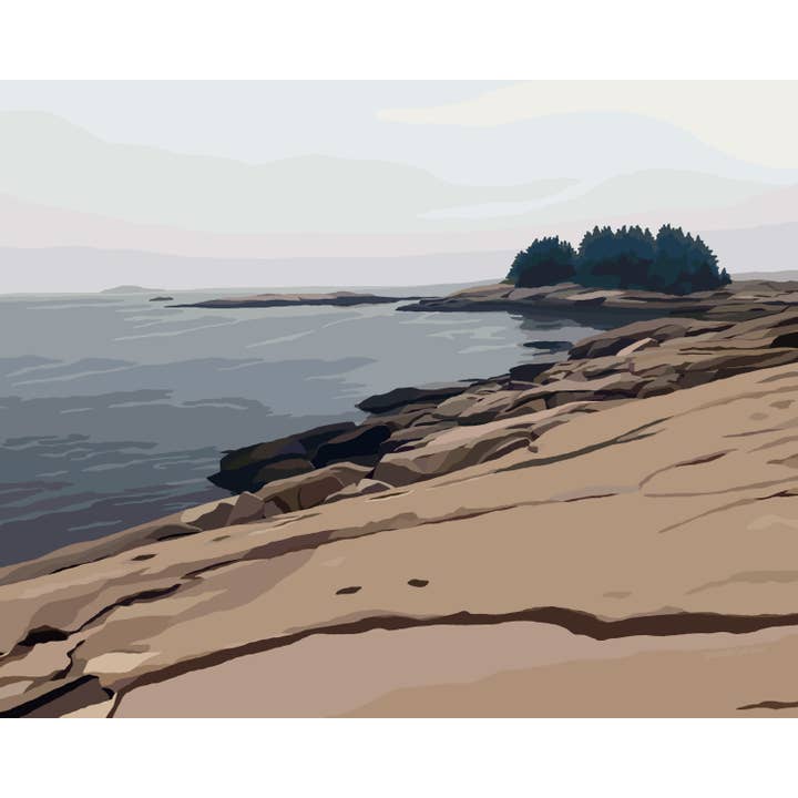 Great Wass Island Art Print for wholesale by Lehoux Art