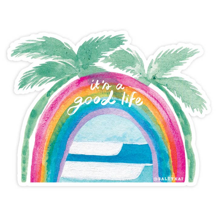 Adesivo Ocean Rainbow per la vendita all'ingrosso da parte di Salty Kai