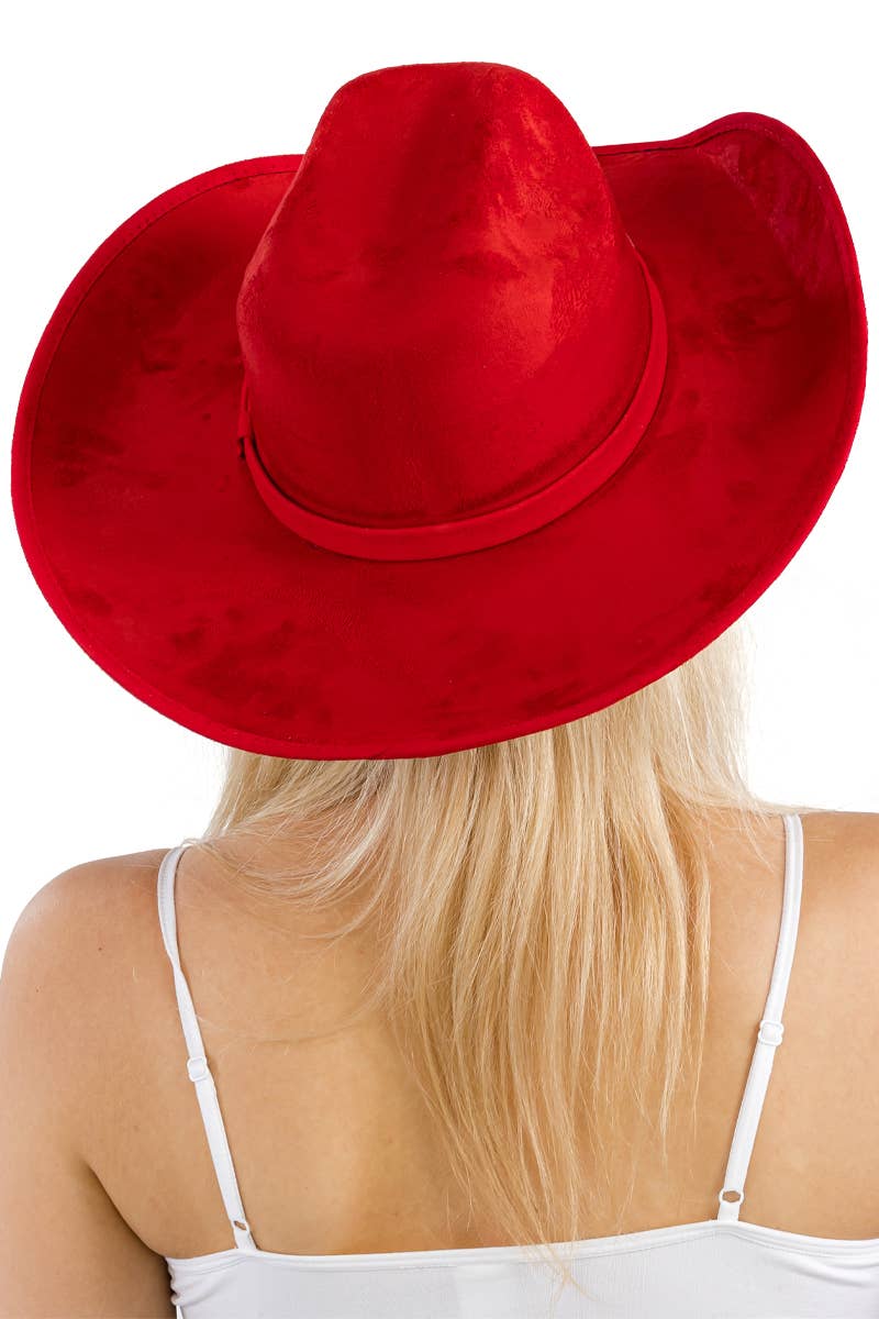 Cap Zone – Engroshandel Cowboyhat - Dame – Falsk nubuck ruskind cutter cowboyhat38