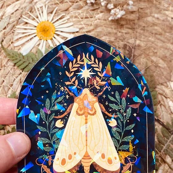 Split Moon Studios - Wholesale Sticker - Holografische vinylstickers met vlinder - Bullet Journal1