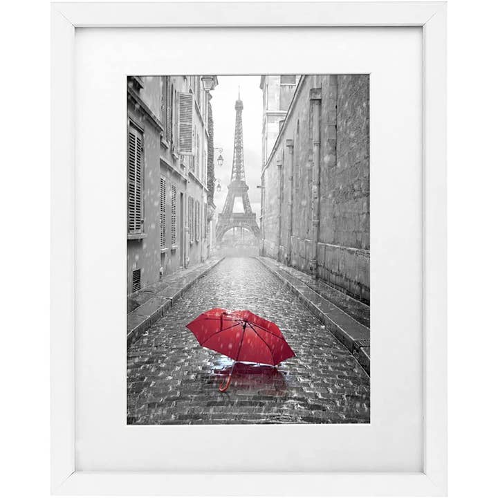 11x14 Picture Frame with Mat for 8x10, White for wholesale on Faire