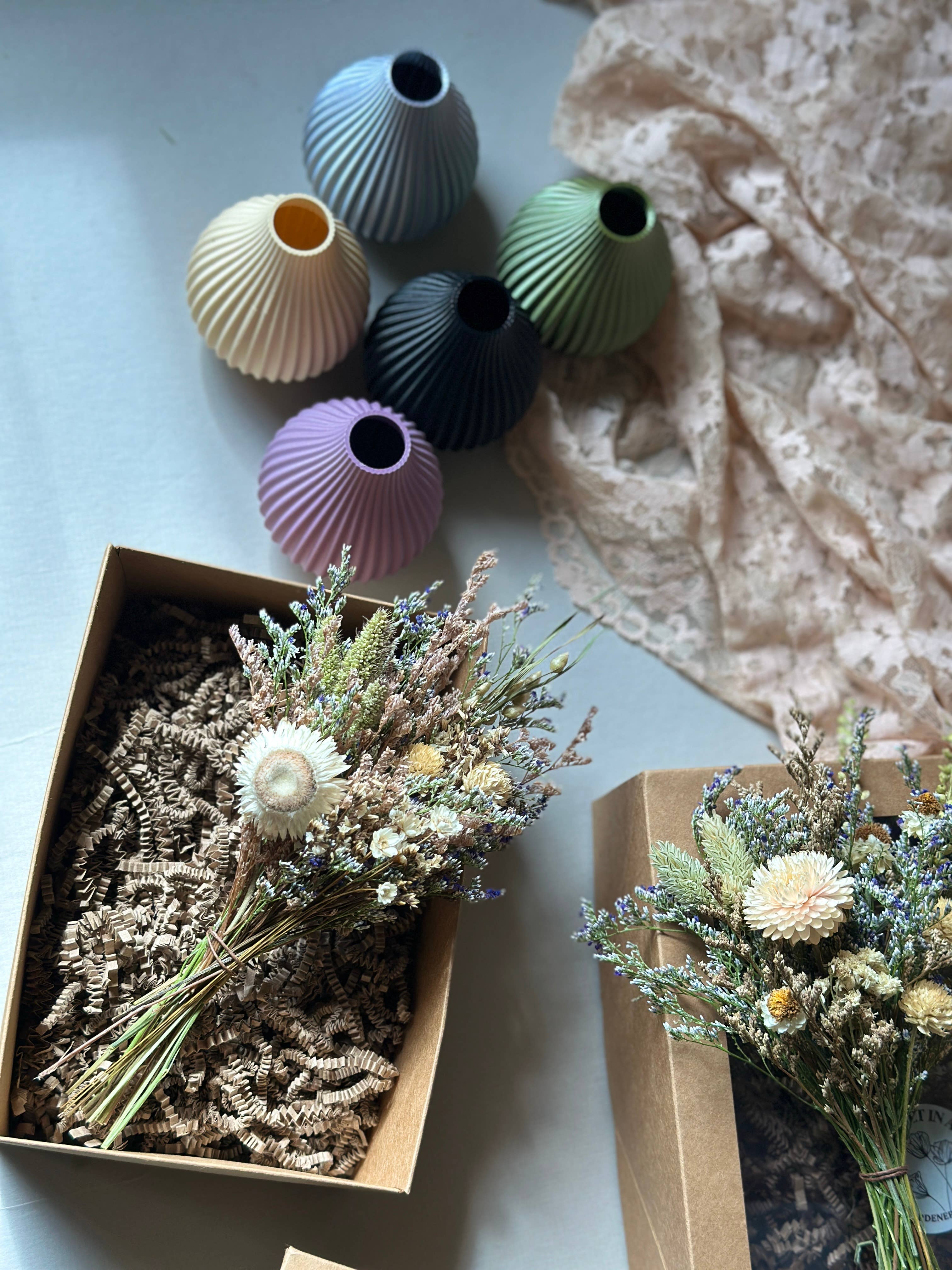 The Gardeners Wife - Wholesale Vase -  Bouquet in a Box — Dried Floral Bouquet + Vase Gift Set 21