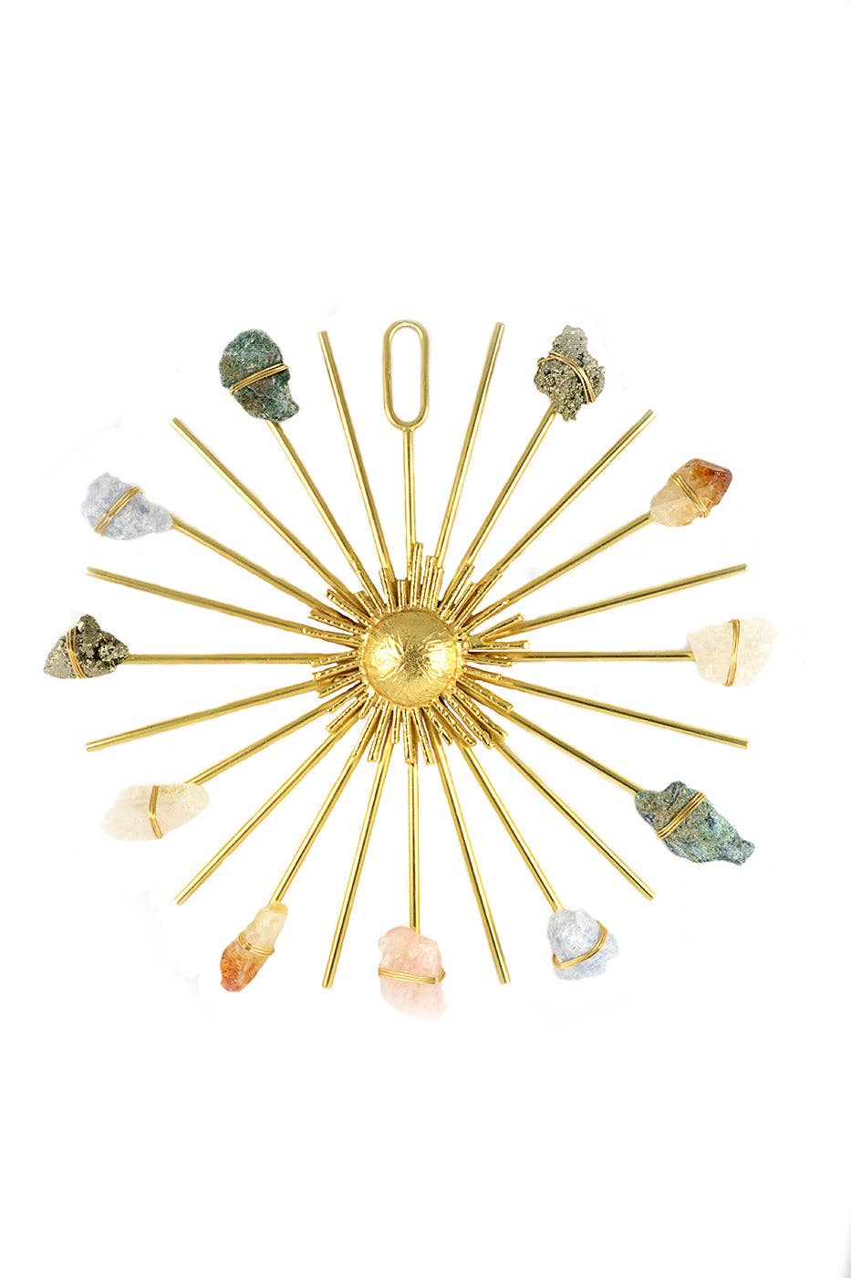 Ariana Ost - Wholesale Spiritual Stone/Crystal - Rainbow Sunburst Crystal Grid – Joy, Love & Light0