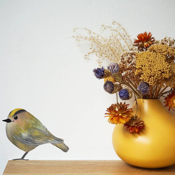 Lotte Drouen – wholesale Wall stencils – Wall Sticker Goldcrest S1