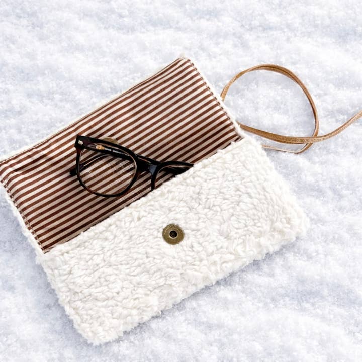 Teddy Sunglass Pouch cotton teddy winter NEW for wholesale by Liefe NL