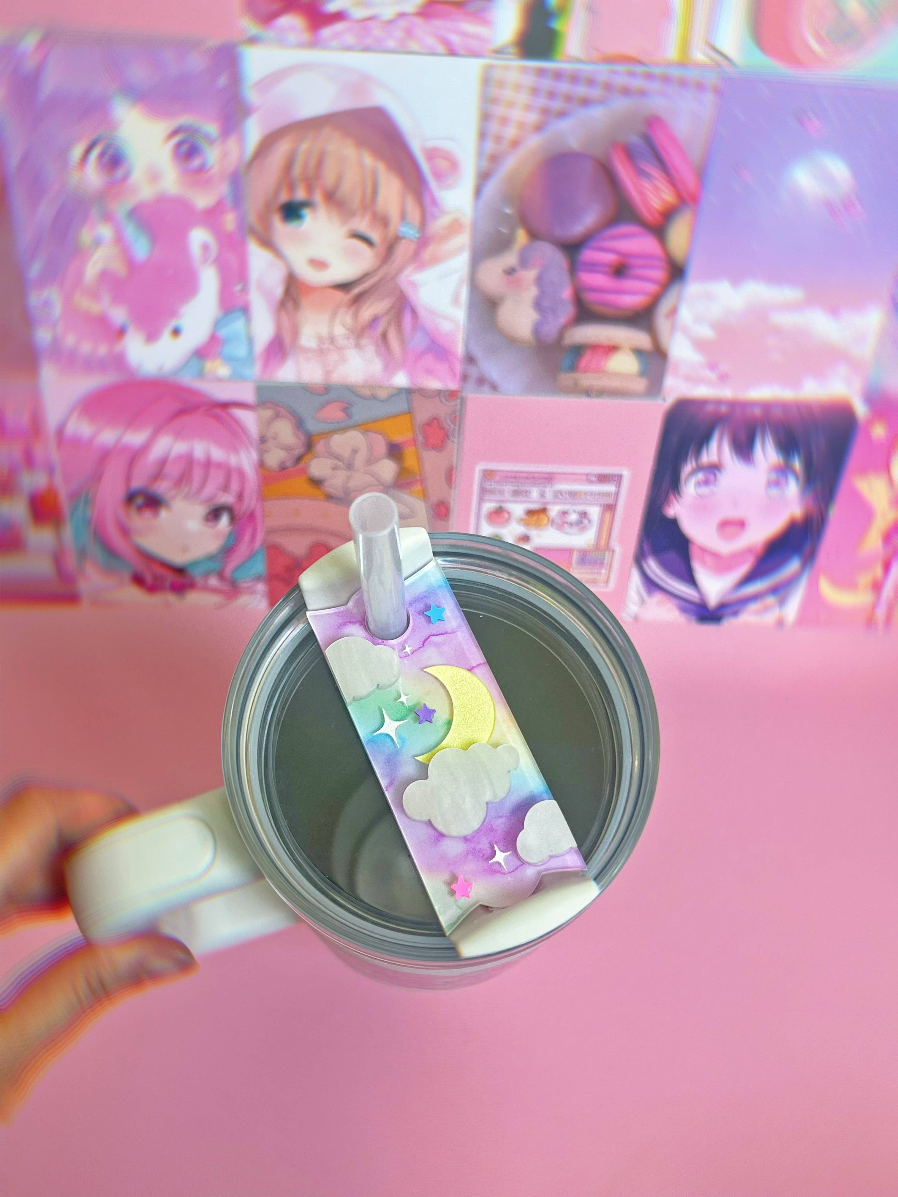 Cosmic lovely - Wholesale Drink Topper - Cosmic Moon H2.0 Cup Topper 40oz | 30oz | 20 oz0