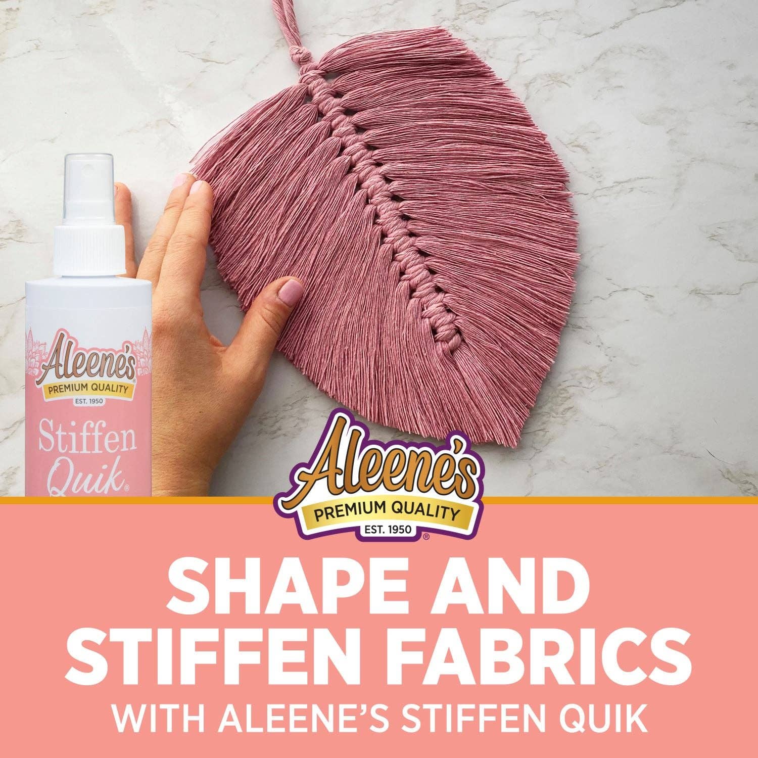 Ilovetocreate - Wholesale Craft Supplies - Aleene’s Stiffen Quik Fabric Stiffening Spray 8 fl. oz.4