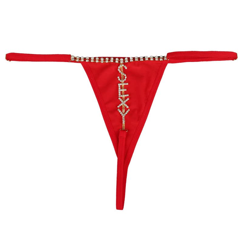Tourtiwi - Vendita all'ingrosso Intimo - Donna - Reggiseno sexy con lettere di strass5