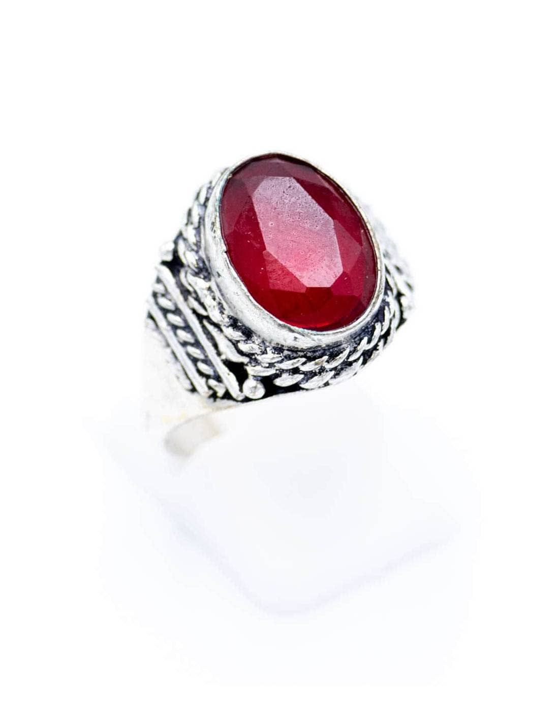 silver Mineral Stone Ring for wholesale on Faire1