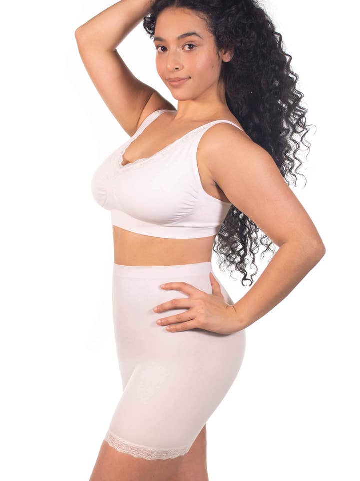 B Free AUSTRALIA - Wholesale Underwear - Women's - Anti Chafing High Rise Petite Cotton Shorts6