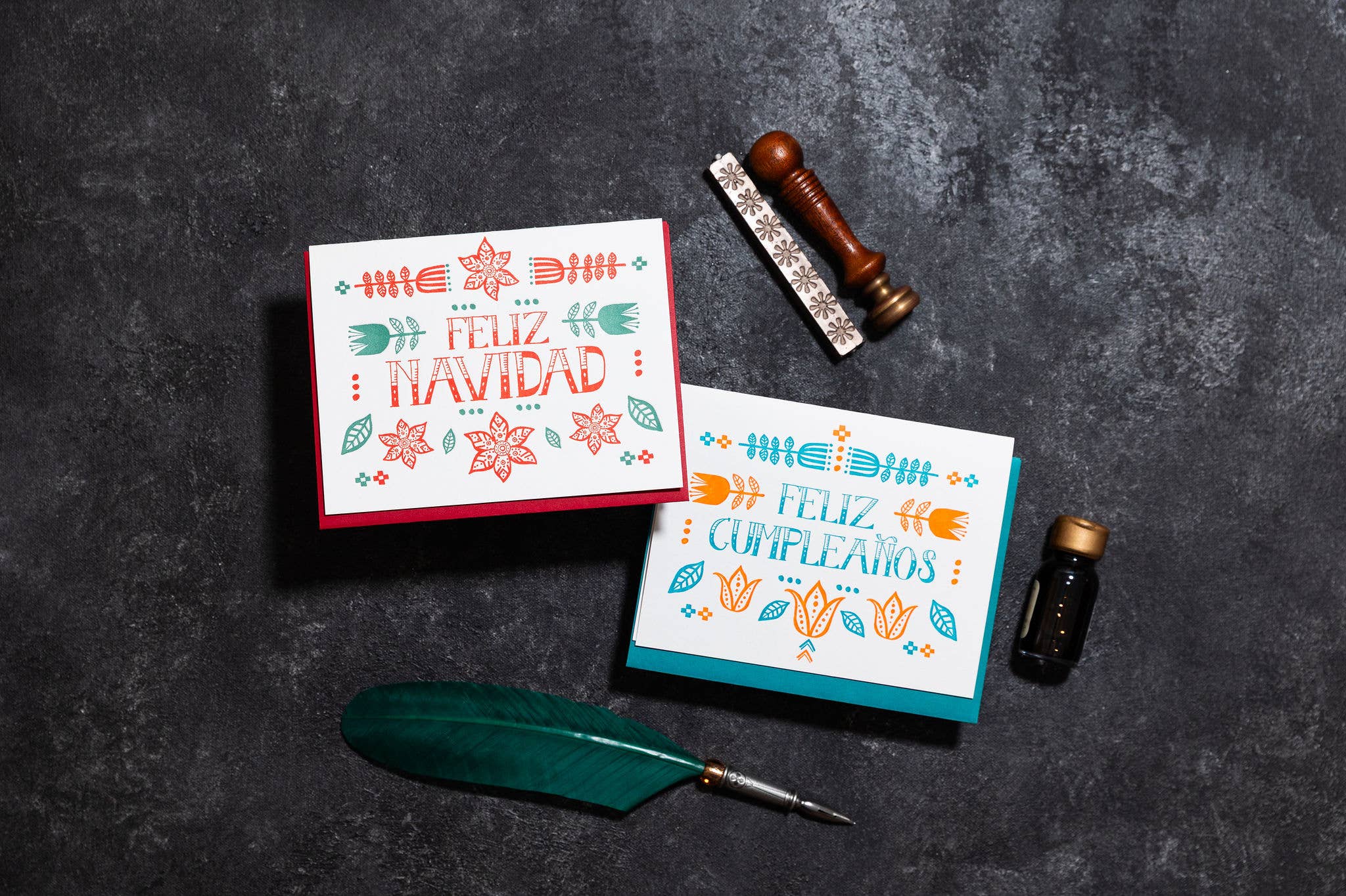 folio press & paperie - Wholesale Verjaardagskaartje - Feliz Cumpleaños kaart2