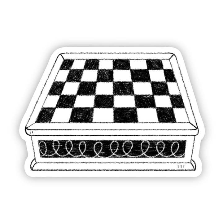 Chessboard sticker for wholesale by Big Moods