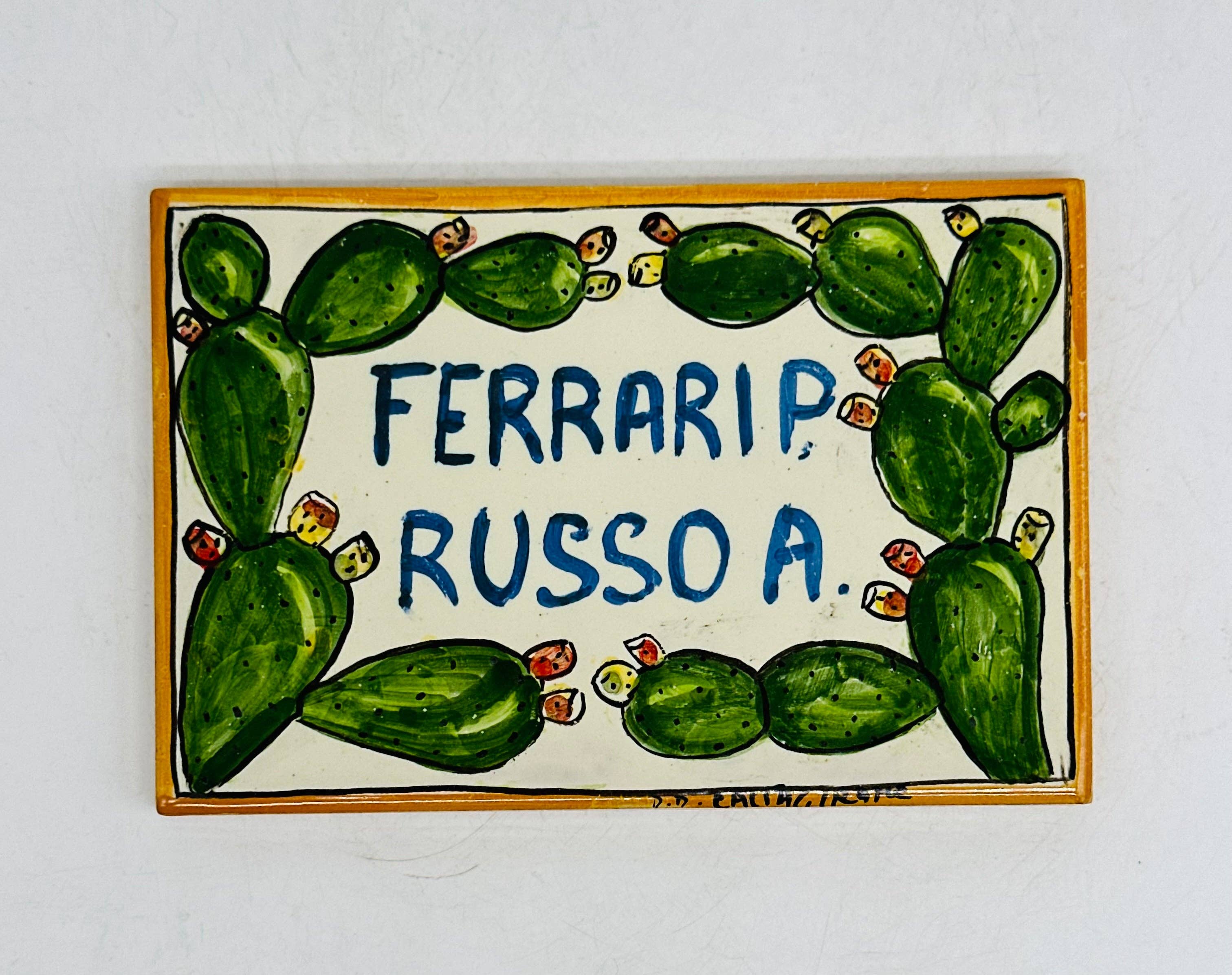 DD Ceramiche Siciliane – Engroshandel Vægfliser – Mattonella Familieplade cm 15x10 Håndværkskeramik Caltagirone0