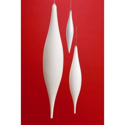 Studio Specialties - Wholesale Ornament - FINIAL MATTE WHITE 8"