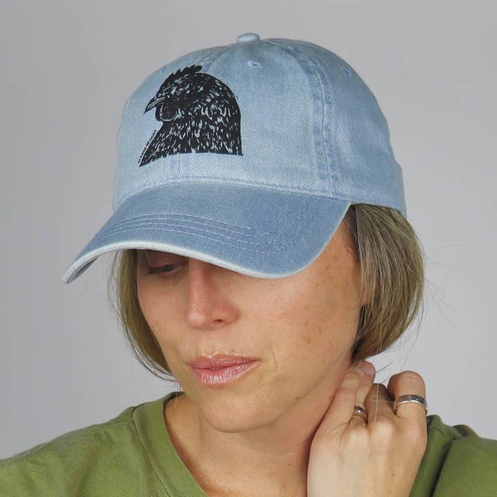 Pretty Chicken Dad Hat for wholesale by elSage Designs