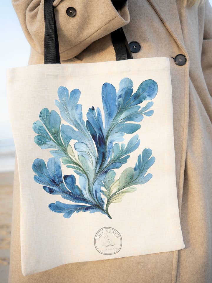 Peacock's Tail Tote Bag for wholesale by Cole Beach - Northumberland